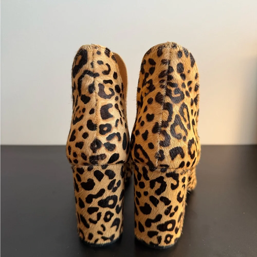 🐆 Steve Madden Leopard Print Ankle Boots 🐆 - Picture 2 of 5